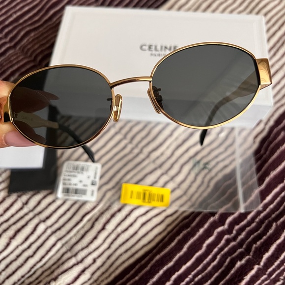 Celine Triomphe metal 01 sunglasses - Picture 4 of 7